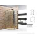 Aluminium Alloy Frame Material and Electroplate Frame Surface Finishing shower enclosure